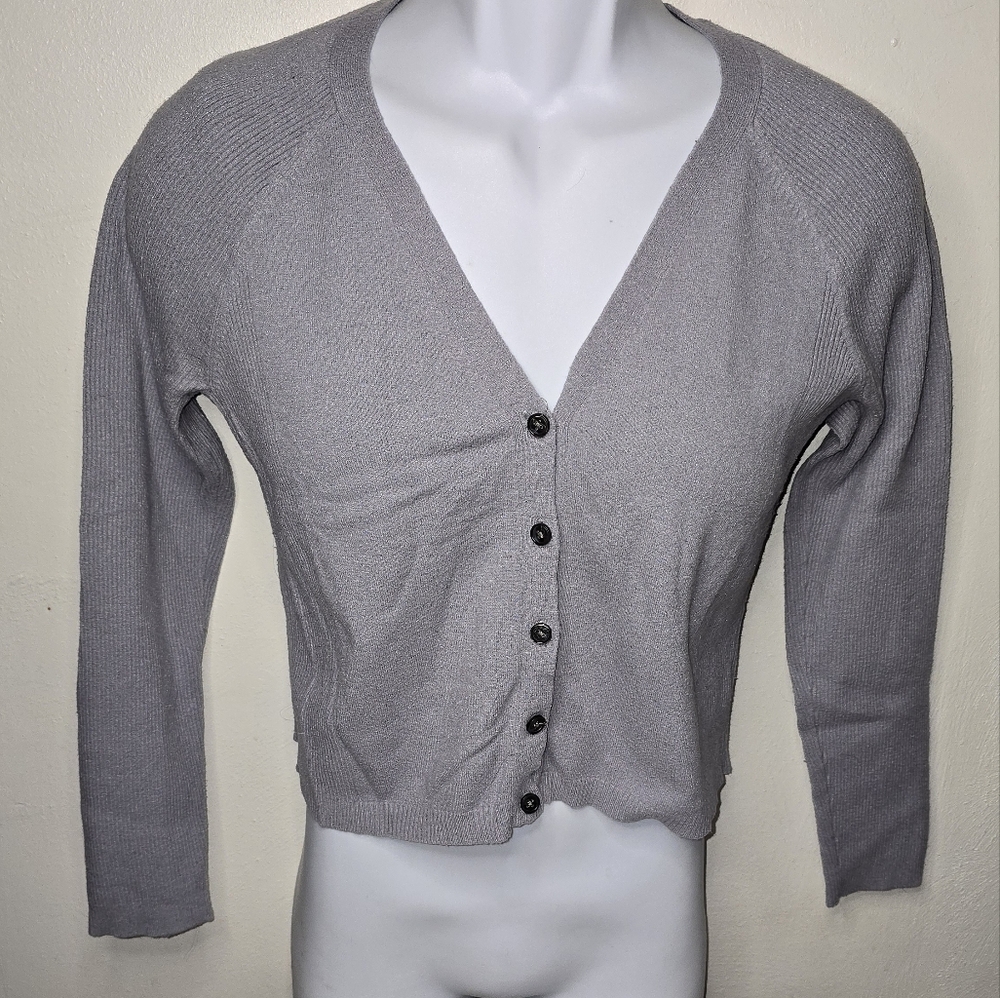 American Eagle gray cardigan